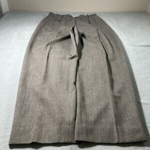 80s Polo Ralph Lauren USA Baggy Action Slacks Wool Pants 12 31x28 Talon Hamilton
